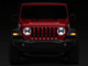 Raxiom 18-23 Jeep Wrangler JL Axial Series 9-In Angel Eye LED Headlights- Blk Housing (Clear Lens) - J171705 Photo - Close Up