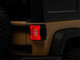 Raxiom 07-18 Jeep Wrangler JK Axial Series LED Tail Lights- Blk Housing (Smoked Lens) - J183262 Photo - Close Up