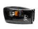 Raxiom 06-08 Dodge RAM 1500 LED Halo Projector Headlights- Blk Housing (Clear Lens) - R110149 Photo - Close Up