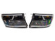 Raxiom 09-18 Dodge RAM 1500/2500/3500 Axial Headlights w/ SEQL LED Bar- Blk Housing (Clear Lens) - R131482 Photo - Close Up