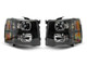 Raxiom 07-13 Chevrolet Silverado 1500 Euro Headlights- Blk Housing (Clear Lens) - S112706 Photo - Close Up