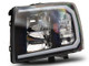 Raxiom 07-13 Chevrolet Silverado 1500 Axial Series Headlights w/ LED Bar- Blk Housing (Clear Lens) - S138003 Photo - Close Up