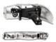 Raxiom 99-06 GMC Sierra 1500 Axial Series OEM Crystal Rep Headlights- Chrome Housing- Smoked Lens - S518304 Photo - Close Up