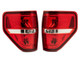 Raxiom 09-14 Ford F-150 Styleside Tail Lights- Chrome Housing - Red/Clear Lens - T542865 Photo - Close Up