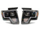Raxiom 09-14 Ford F-150 Axial G4 Light Bar Switchback Projector Headlights- Blk Housing (Clear Lens) - T546755 Photo - Close Up