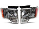 Raxiom 09-14 Ford F-150 Axial OEM Style Rep Headlights- Chrome Housing (Clear Lens) - T551343 Photo - Close Up