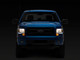 Raxiom 09-14 Ford F-150 Axial Series Headlights w/ LED Bar- Blk Housing (Clear Lens) - T566367 Photo - Close Up