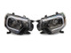 Raxiom 12-15 Toyota Tacoma Axial Series Headlights w/ LED Bar- Blk Housing (Clear Lens) - TT21847 Photo - Close Up