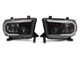 Raxiom 07-13 Toyota Tundra Axial Series Headlights w/ LED Bar- Blk Housing (Clear Lens) - TU16004 Photo - Close Up