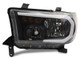 Raxiom 07-13 Toyota Tundra Axial Series Headlights w/ SEQL LED Bar- Blk Housing (Clear Lens) - TU16005 Photo - Close Up