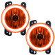 Oracle Lighting 07-09 Jeep Wrangler JK Pre-Assembled LED Halo Fog Lights -Amber - 7080-005 Photo - Primary