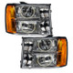 Oracle Lighting 07-13 GMC Sierra Pre-Assembled LED Halo Headlights - (Round Ring Design) -Blue - 8165-002 Photo - lifestyle view