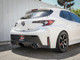 aFe 23-24 Toyota GR Corolla L3 1.6L (t) Gemini XV 3in to 2-1/2in Cat Back Exhaust w/ Blue Flame Tips - 49-36067-L Photo - Mounted