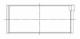 ACL PEUGEOT RACE SERIES -PSA XU9/XU10 Engine Connecting Rod Bearing Set - 4B7700H-.025 Technical Drawing