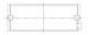 ACL Ford 4 2300 (Single Spark Plug engines) Race Series Engine Crankshaft Main Bearing Set - 5M1117H-20 Technical Drawing