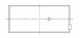 ACL Nissan TB42/TB45/TB48 L6 4.2L/4.5L/4.8L Inline 6 Race Series Engine Connecting Rod Bearing Set - 6B2955H-.025 Technical Drawing