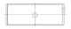 ACL Chev. V8 396-402-427-454 Narrowed Race Series with Dowel Engine Connecting Rod Bearing Set - 8B743HND-001 Technical Drawing