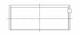 ACL **Coated** Chev. V8 265-283-302-327 Race Series Engine Connecting Rod Bearing Set - 8B745HC-001 Technical Drawing