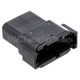 NAMZ Deutsch DTM 12-Position Receptacle w/12 Stamped Terminals & Wedgelock - Black (HD 74109-98BK) - MDR-12B Photo - Primary