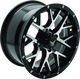 QuadBoss Barbwire 14X7 - 5+2 - 4/110 - Black Machined - 608572 User 1