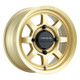 Method MR410 14x7 4+3/+13mm Offset 4x156 132mm CB Gold Wheel - MR41047046143 Photo - Close Up