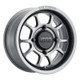 Method MR409 14x7 4+3/+13mm Offset 4x136 106.25mm CB Steel Grey Wheel - MR40947047443 Photo - Close Up