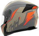 THH Helmets T810S Turbo Gray/Orange - XS - 646876 Photo - Primary