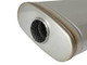 aFe MACH Force XP 304 Stainless Steel Muffler 2.5in Center/Offset 18in L x 9in W x 4in H - 49M30019 Photo - Unmounted