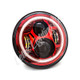 Letric Lighting 7? Red Color Collection LED Headlamp with Full Halo - LLC-ICC-7R Photo - Primary