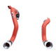 Injen 21-23 Ford Bronco L4-2.3L Turbo EcoBoost SES Intercooler Pipes Wrinkle Red - SES9300ICPWR Photo - Unmounted