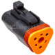 NAMZ Deutsch DT Series 3-Wire Plug & Wedgelock - Black (HD 72113-94BK) - DP-3B Photo - Primary