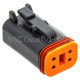 NAMZ Deutsch DT Series 4-Wire Plug & Wedgelock - Black (HD 72114-94BK) - DP-4B Photo - Primary