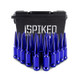Mishimoto Steel Spiked Lug Nuts M12x1.5 20pc Set - Blue - MMLG-SP1215-20BL User 1