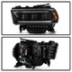 Spyder 19-22 Dodge Ram 2500/3500 (Halogen Model Only) Proj. Headlights (PRO-YD-DR19HDHALAP-SEQ-BK) - 5088604 Photo - Unmounted