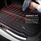 3D MAXpider - 2023 Audi A6 (C8) Cross Fold Kagu Cargo Liner - Black (Does Not Fit Allroad) - M1AD0571309 Photo - Mounted
