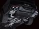 AWE 2024 Ford Mustang Dark Horse S650 RWD SwitchPath Catback Exhaust w/ Quad Chrome Silver Tips - 3025-42375 Photo - Mounted