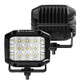 Go Rhino Xplor Bright Series Sideline Cube LED Flood Light Kit (Surface Mount) 4x3 - Blk (Pair) - 750300323FCS Photo - Unmounted