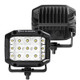 Go Rhino Xplor Bright Series Sideline Cube LED Spot Light Kit (Surface Mount) 4x3 - Blk (Pair) - 750300323SCS Photo - Unmounted