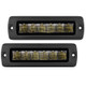 Go Rhino Xplor Blackout Series Sixline LED Flood Light Kit (Flush Mount) - Blk (Pair) - 750300621FBF Photo - Primary