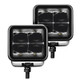 Go Rhino Xplor Blackout Series Cube LED Spot Light Kit (Surface/Threaded Stud Mnt) 3x3 - Blk (Pair) - 750400321SCS Photo - Primary