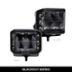 Go Rhino Xplor Blackout Series Cube LED Sideline Flood Light Kit (Surface Mount) 4x3 - Blk (Pair) - 750700321FCS Photo - Close Up