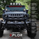 Go Rhino Xplor Blackout Series Sgl Row LED Light Bar (Side/Track Mount) 39.5in. - Blk - 754004011CSS Photo - lifestyle view