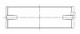 ACL Nissan VQ35DE 3.5L-V6 0.25 Oversized High Performance Main Bearing Set - 4M2633H-.25 Technical Drawing