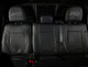 PRP 12-14 Ford Raptor  Rear Bench Seat Covers- Black with Silver Stitch - B070-06 Photo - Close Up