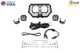 Diode Dynamics 14-18 Polaris RZR XP Stage Series LED Grille Kit - Sport Yellow Combo - DD7856 User 8
