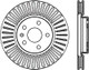 Stoptech 10-15 Chevy Camaro Sport Cryo-Treated Cross Drilled & Slotted Rotor - Front Right - 127.62120CR Photo - Primary
