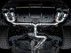 AWE MK8 Volkswagen Golf R 3in Track Edition Quad Exhaust - Chrome Silver Tips - 3020-42658 Photo - Mounted