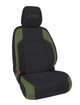 PRP 6-23 Toyota Tacoma Front Seat Covers (Pair) - Black/Olive Green - B057-04 Photo - Close Up