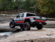 Bushwacker 20-24 Jeep Gladiator Flat Style Flares Rear 2pc - Black - 10104-07 Photo - Mounted