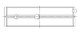ACL GM 170 LAU/LP1/LP9/183 LF1/217 LFX/LLT/LY7 .25mm Oversized Main Bearing Set - 4M2273H-.25 Technical Drawing
